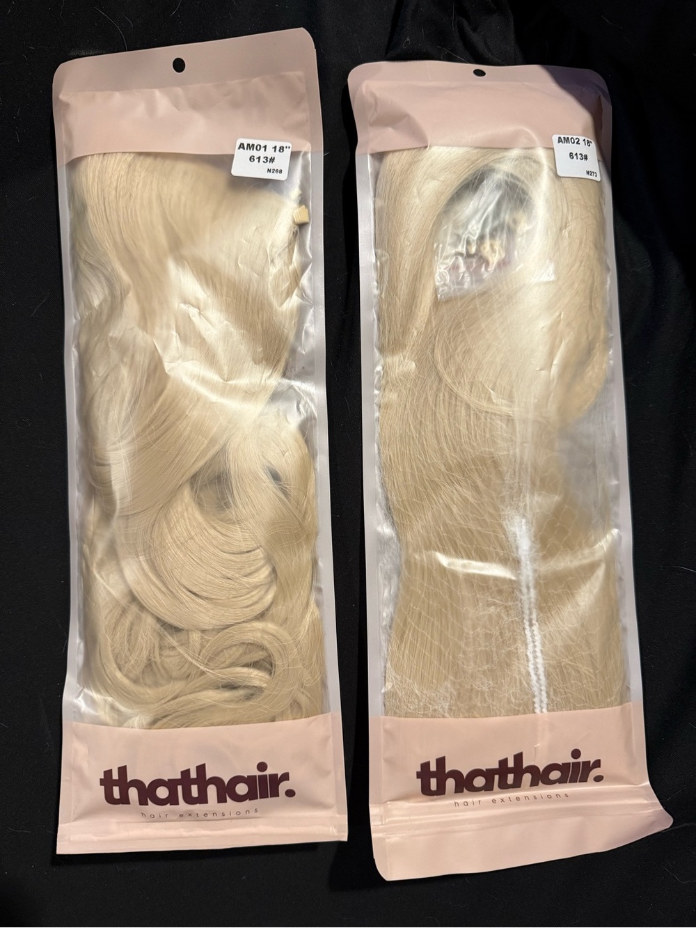 That Hair Blonde Halo Clip-In Hair Extensions - 613 Platinum Blonde